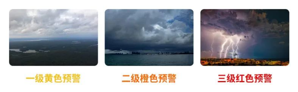 雷電預警系統-三級報警情況