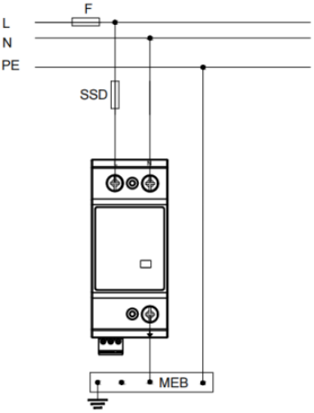  單相系統SPD的安裝